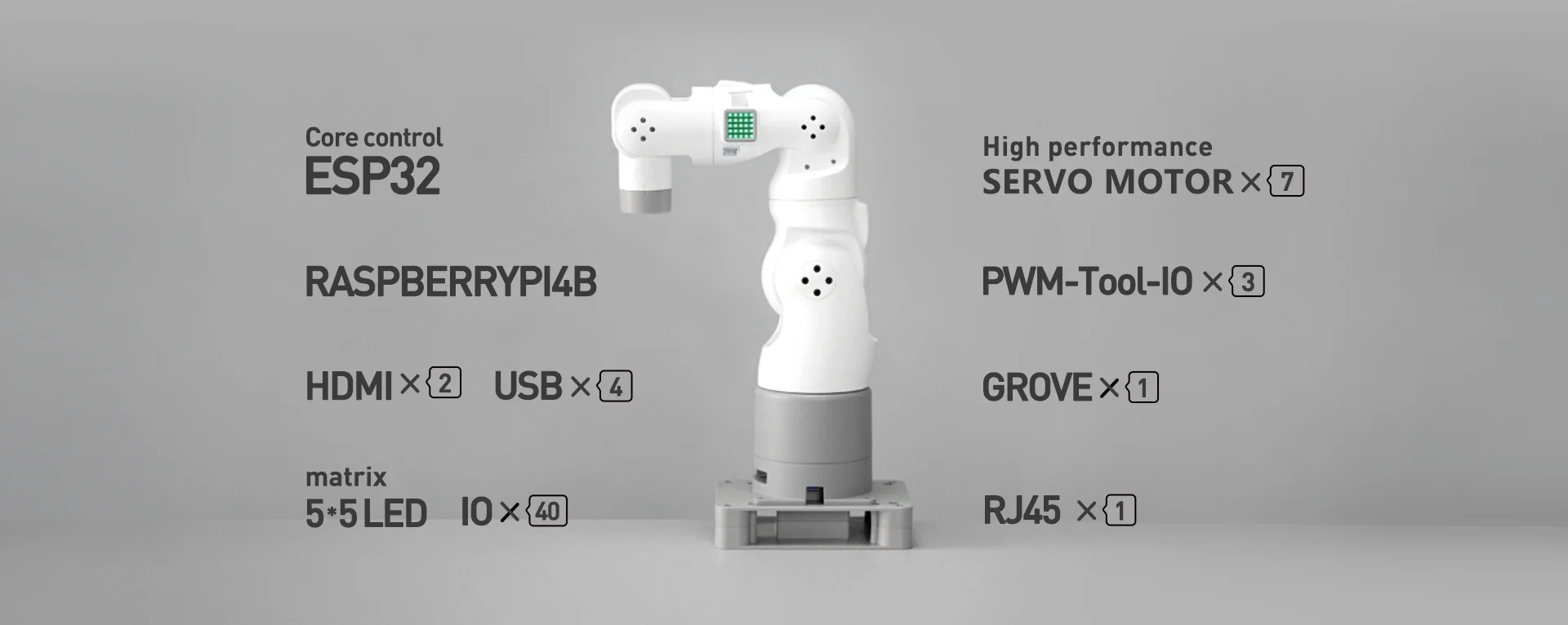 Elephant Robotics MyArm 300 PI 2023 - The Most Portable Desktop 7-Axis Robotic Arm