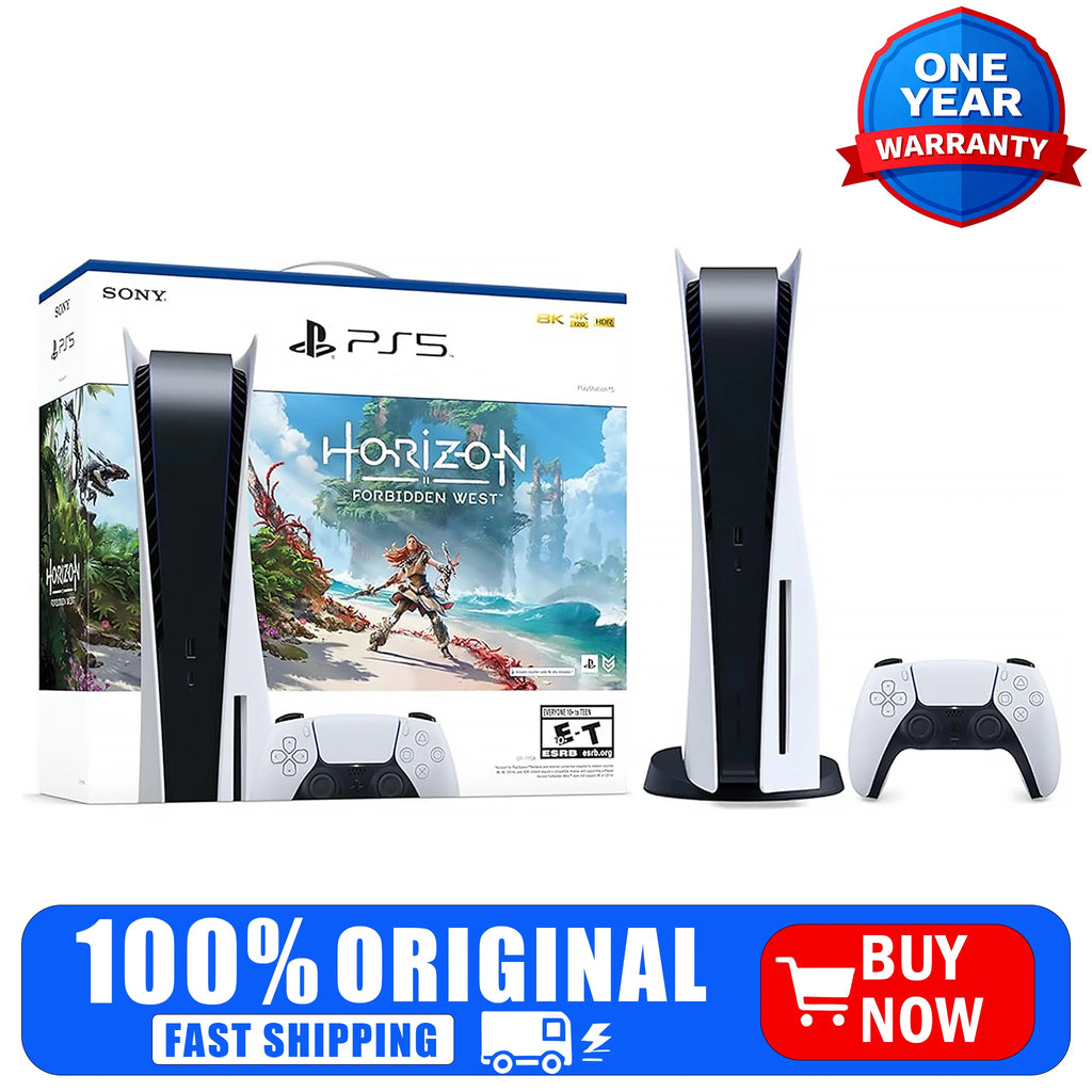 Sony PlayStation 5 Console 825GB, Horizon Forbidden West Bundle, Next-Gen Gaming System