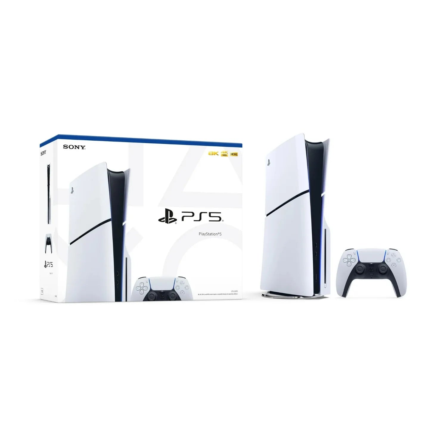 Sony PlayStation 5 Slim Gaming Console White Edition