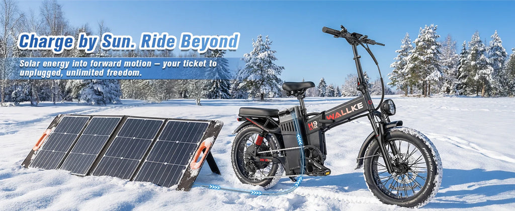 Wallke H9 ULTRA Portable Power Station Electric Bike 4000W 37MPH Fast Ebike for Adults 48V 55Ah Long Range E-Bike Torque Sensor