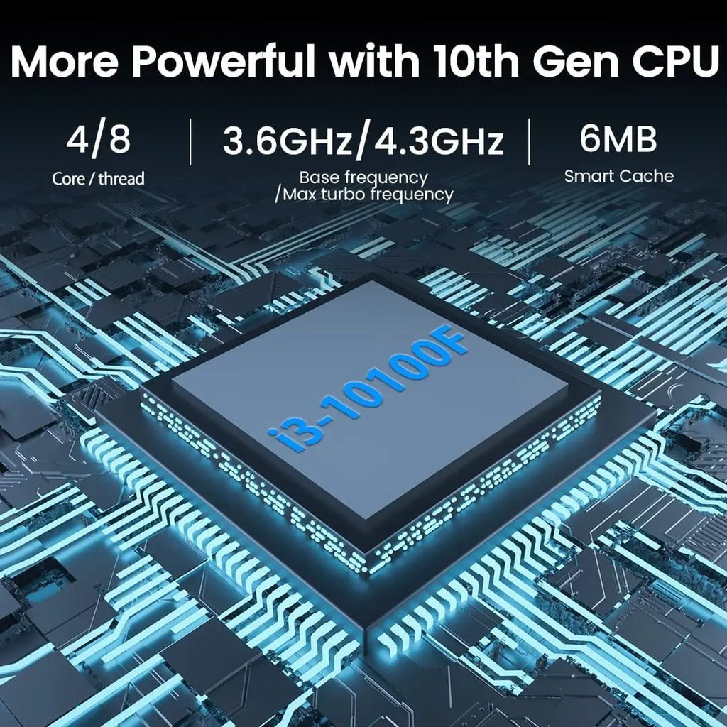 10th Gen Mini Gaming PC Intel Core I9 10900F Gigabyte Nvidia GTX 1650/1050Ti 4G Desktop Computer 2*DDR4 NVMe Windows 11 Pro WiFi