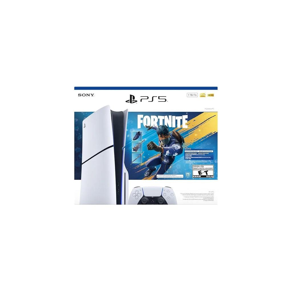 PlayStation 5 Disc Edition Console (1TB) – Fortnite Flowering Chaos Bundle, PS5 Game Disc Version