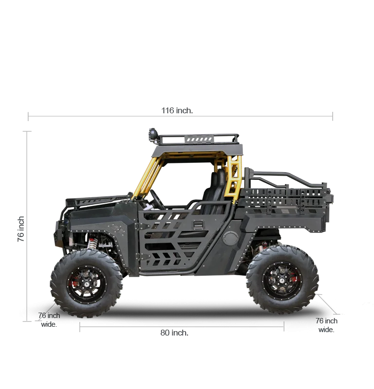 1000cc 4-Stroke Automatic U-T-V Off-Road Utility Vehicle