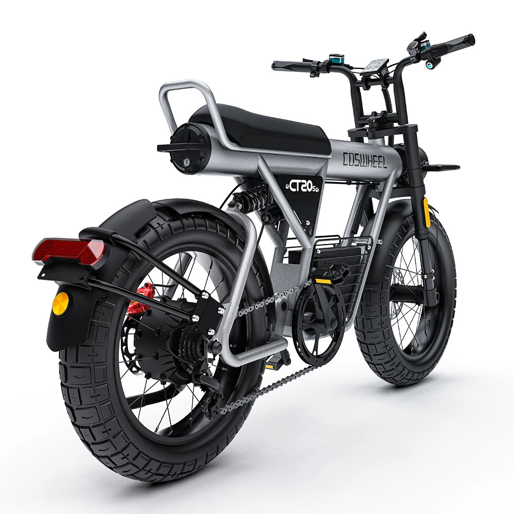 COSWHEEL CT20S 1500W E-Bike 60V 27.5Ah Battery 65km/H 120km Range Adults electric bike 20X5" Fat Tire EBike e bicycle