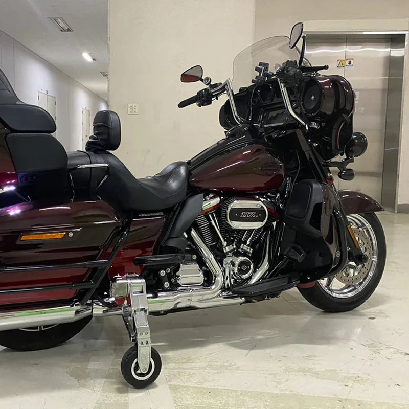 Motorcycle Stand Landing Gear System Electric Gear Auxiliary Parking for Harley Touring Indian Springfield Honda Gold Wing BMW