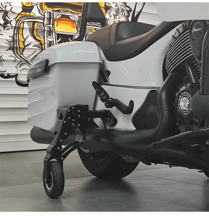 Motorcycle Stand Landing Gear System Electric Gear Auxiliary Parking for Harley Touring Indian Springfield Honda Gold Wing BMW