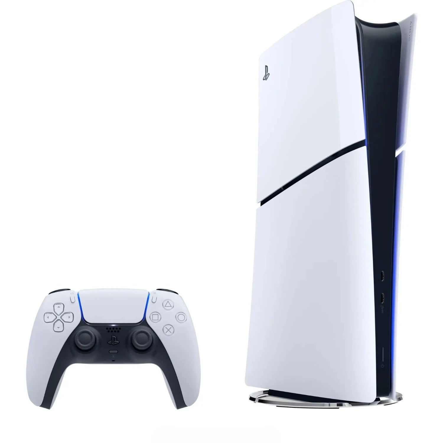 Sony PlayStation 5 Digital Edition Console Fortnite Cobalt Star Bundle, 825GB, White