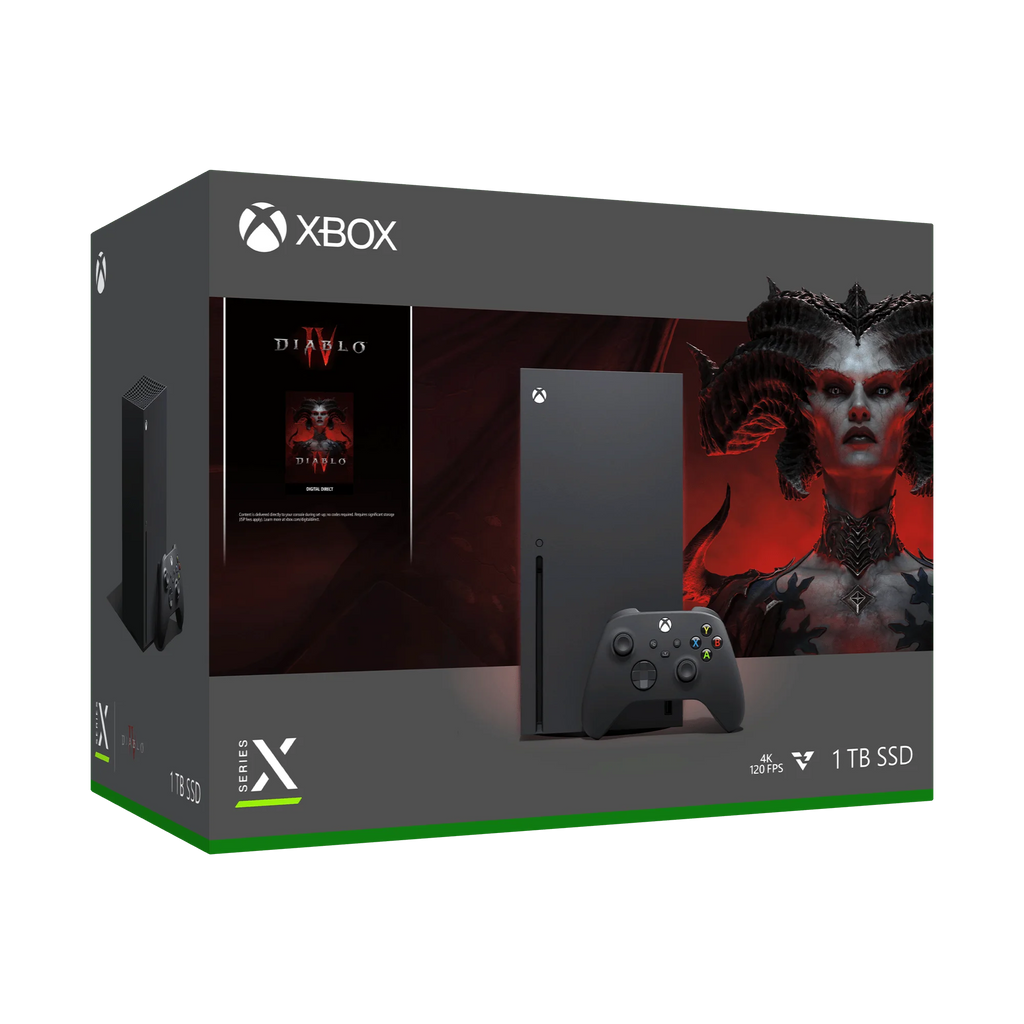 Microsoft Xbox Series X 1TB Console Diablo IV Bundle Black - Disc Edition