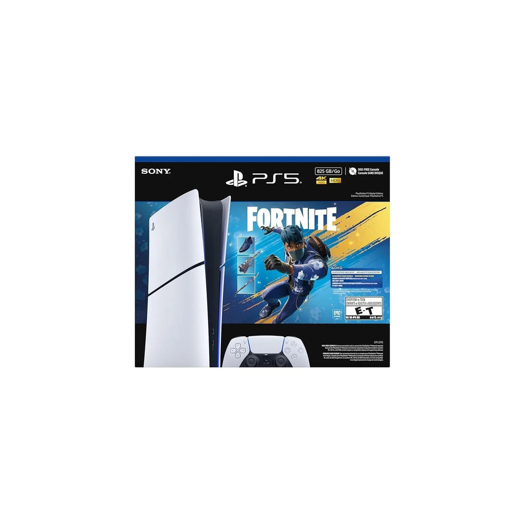 Sony PlayStation 5 Slim Console Digital Edition - Fortnite Flowering Chaos Bundle