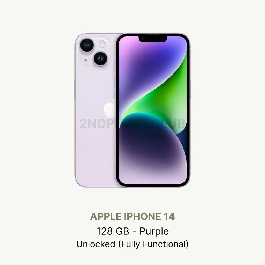 Apple iPhone 14 128/256/512GB Unlocked Excellent Condition All Colors (Renewed)