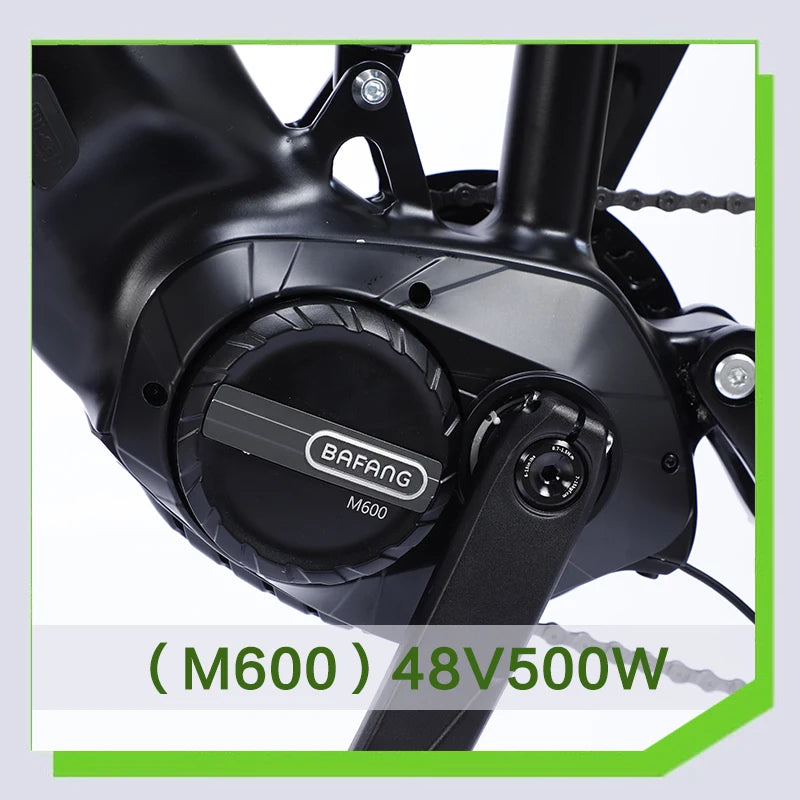 US Stock🚴 AKEZ 27.5" Electric Bike, 48V 500W Bafang Motor, 13Ah Lithium Battery, Powerful E-Bike for Adults