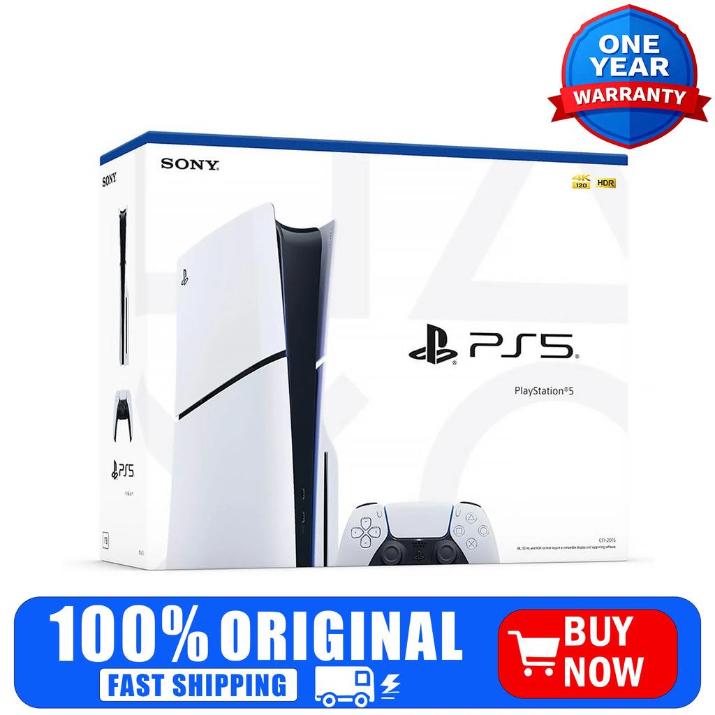 Sony PlayStation 5 Slim Gaming Console White Edition