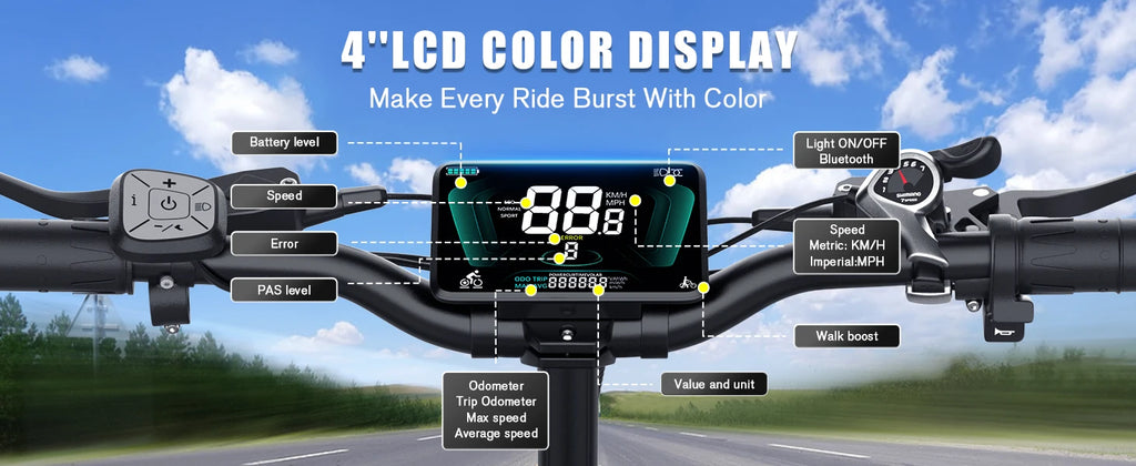 Wallke H9 ULTRA Portable Power Station Electric Bike 4000W 37MPH Fast Ebike for Adults 48V 55Ah Long Range E-Bike Torque Sensor