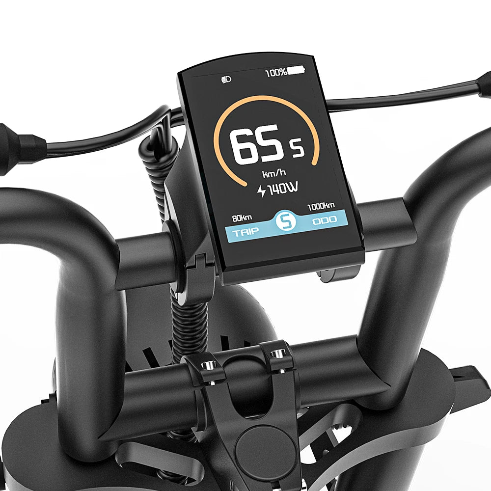 COSWHEEL CT20S 1500W E-Bike 60V 27.5Ah Battery 65km/H 120km Range Adults electric bike 20X5" Fat Tire EBike e bicycle