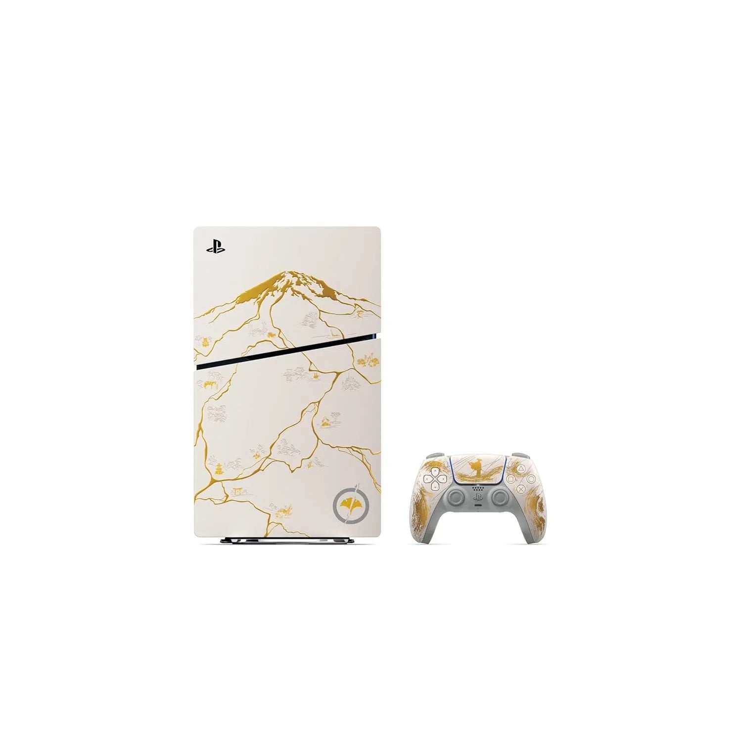 Sony PlayStation 5 Slim Console – Ghost of Yōtei Gold Limited Edition Bundle (Disc Edition)
