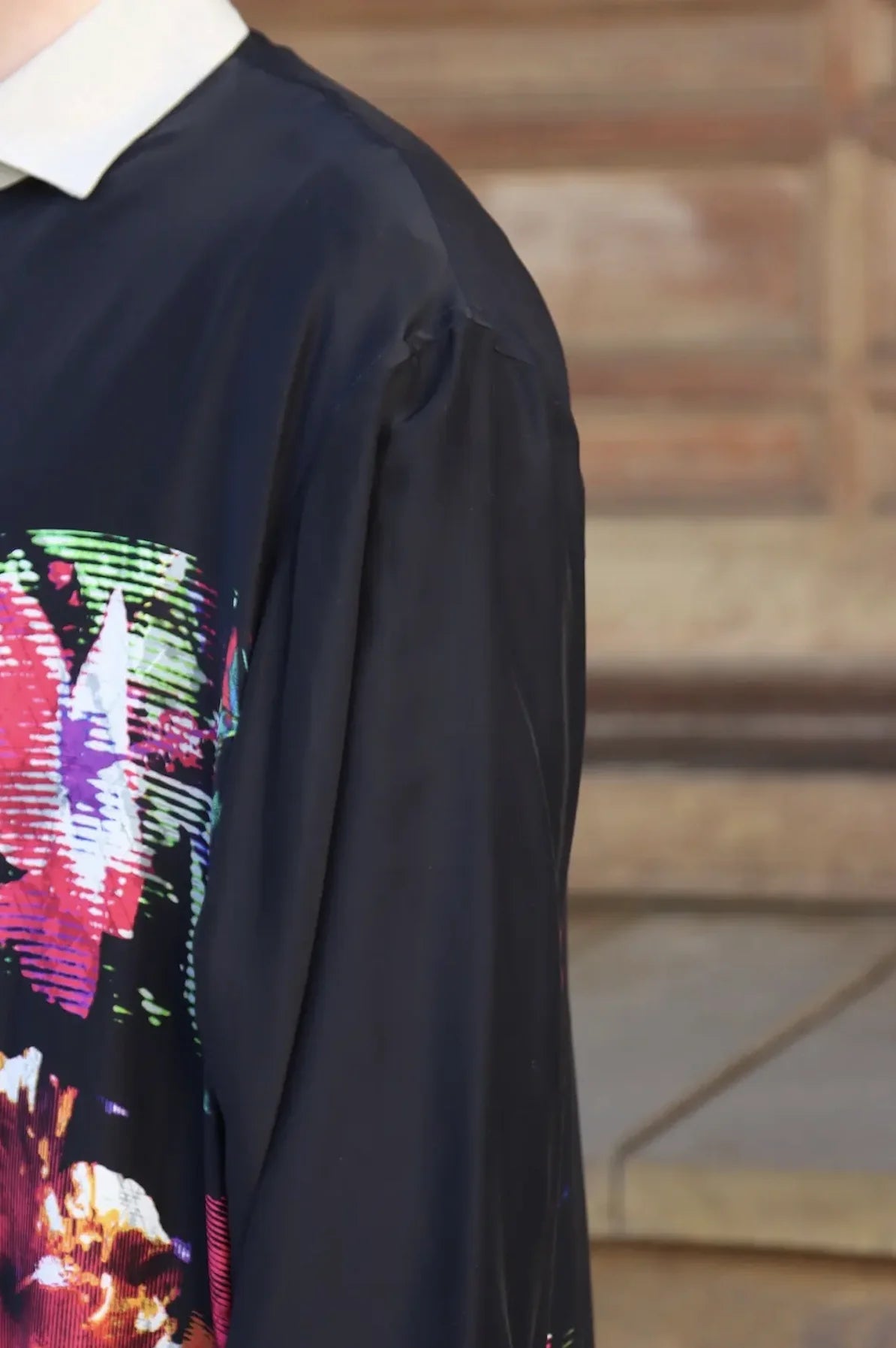 TOP-YAMAMOTO Japanese-style dark-themed niche loose-fitting long-sleeved floral print shirt