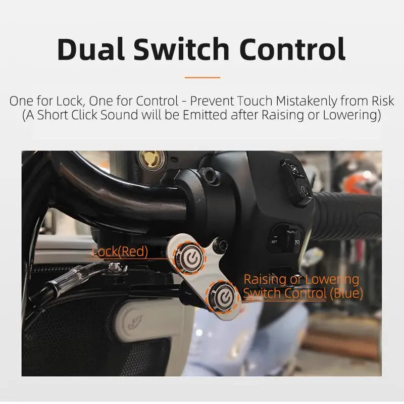 Motorcycle Stand Landing Gear System Electric Gear Auxiliary Parking for Harley Touring Indian Springfield Honda Gold Wing BMW