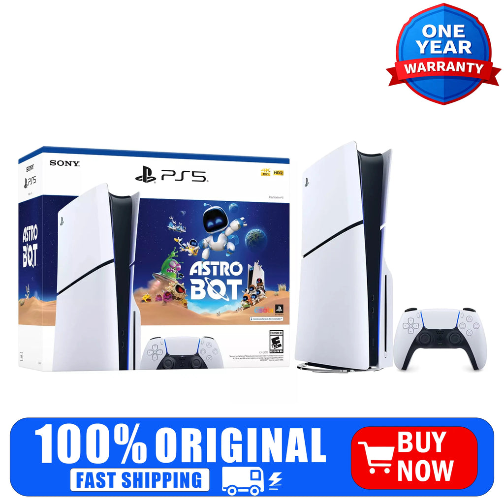 Sony PlayStation 5 Slim Console Disc Edition – ASTRO BOT Game Bundle–Includes DualSense Wireless Controller