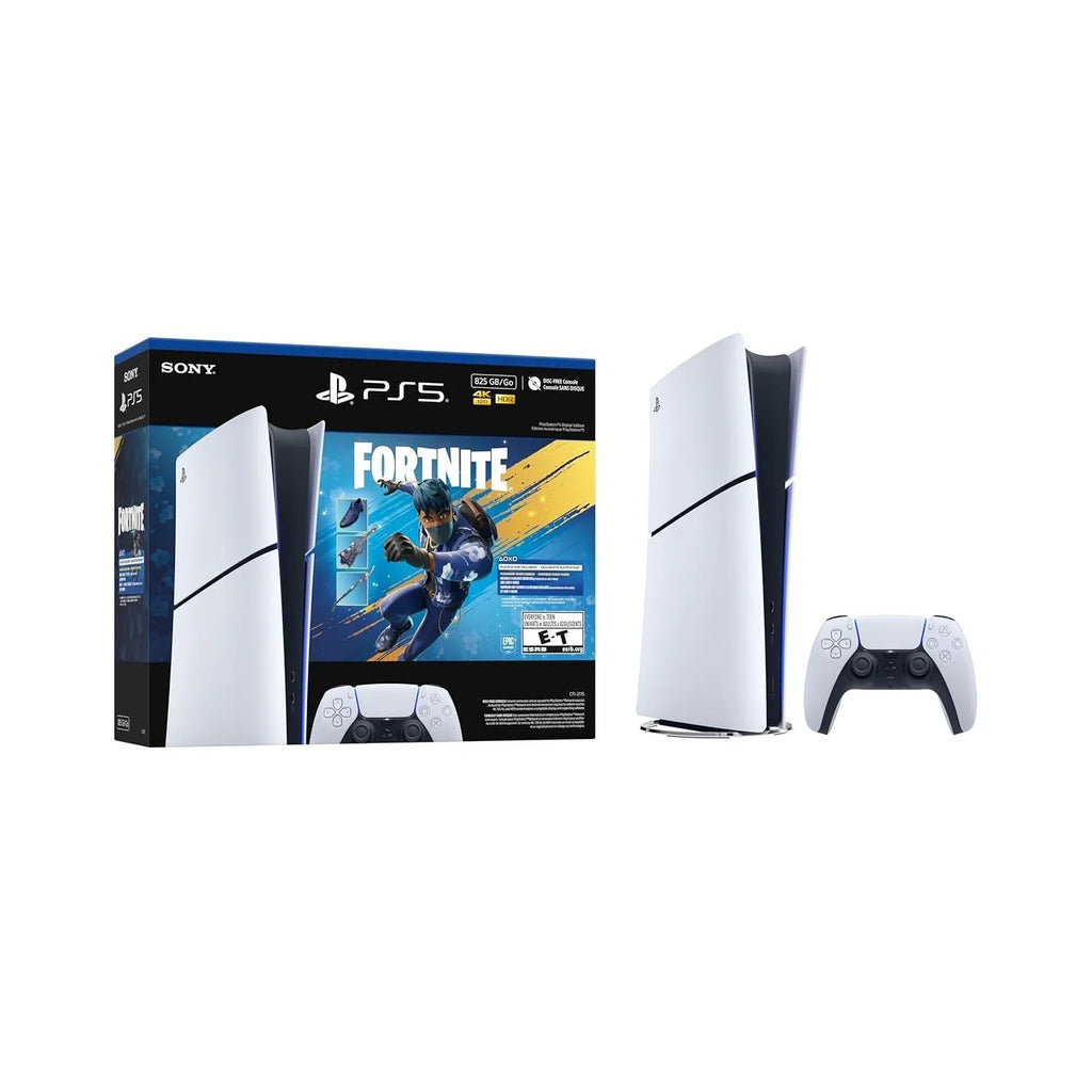 Sony PlayStation 5 Slim Console Digital Edition - Fortnite Flowering Chaos Bundle