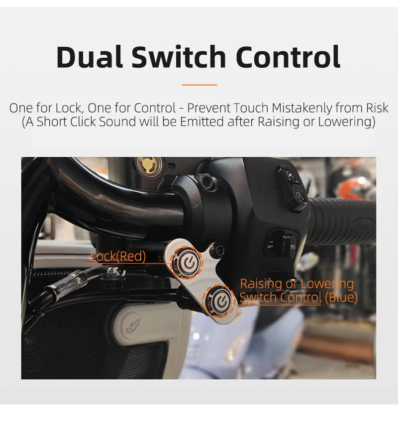 For BMW R18 B Bagger Transcon K1600 R1200RT R1250RT R1250GS ADV Motorcycle Stand Landing Gear System Electric Auxiliary Parking
