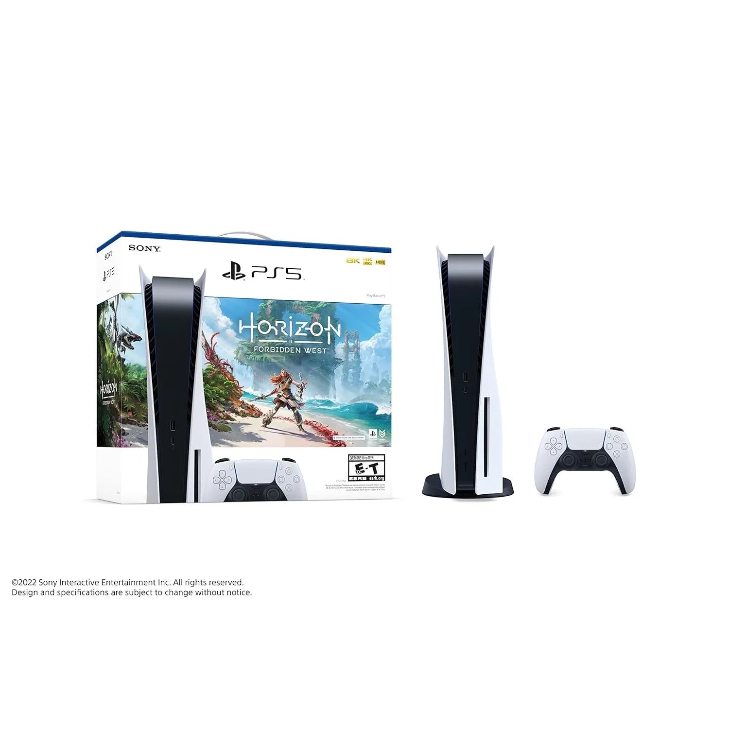 Sony PlayStation 5 Console 825GB, Horizon Forbidden West Bundle, Next-Gen Gaming System