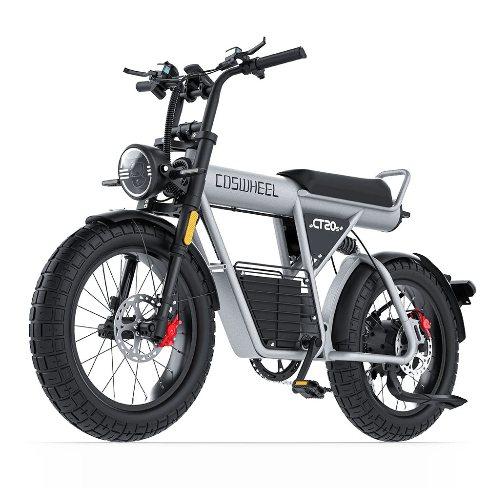 COSWHEEL CT20S 1500W E-Bike 60V 27.5Ah Battery 65km/H 120km Range Adults electric bike 20X5" Fat Tire EBike e bicycle