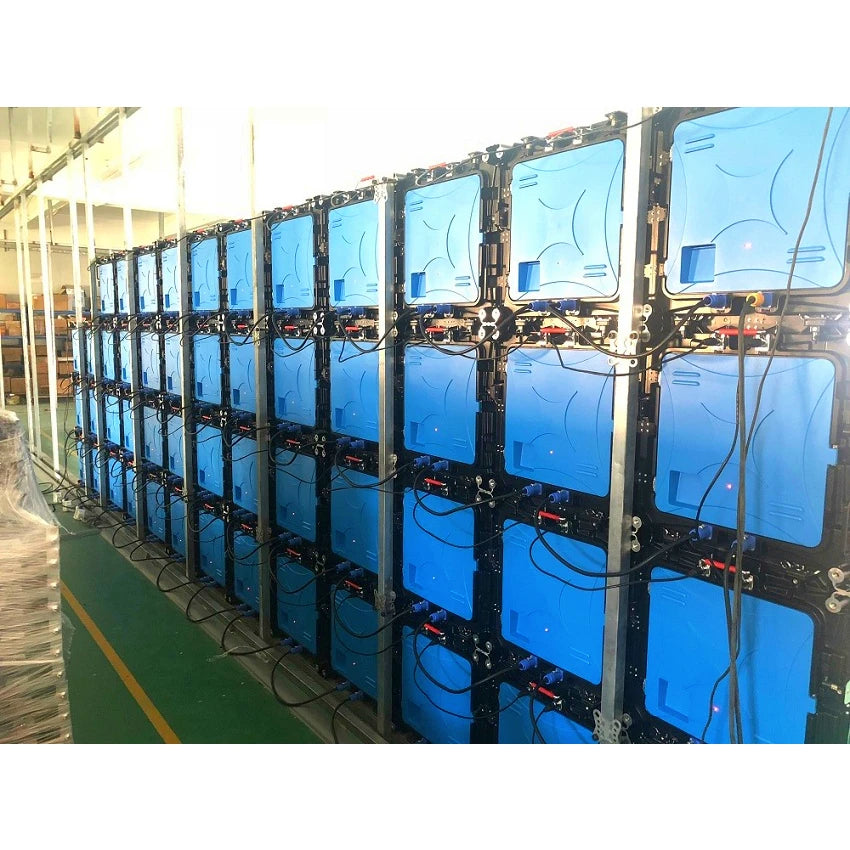 High Brightness 640x640mm 128x128 Pixel P5 Outdoor RGB LED Display Panel Die Casting Aluminium Cabinet Rental