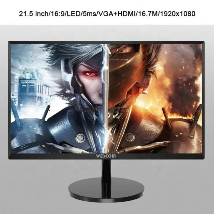 22 Inch High Performance Win 10 Core I5/I7 16GB DDR4 RAM SSD HDD 1TB GTX 1060 6GB OEM New US Gaming Desktop PC