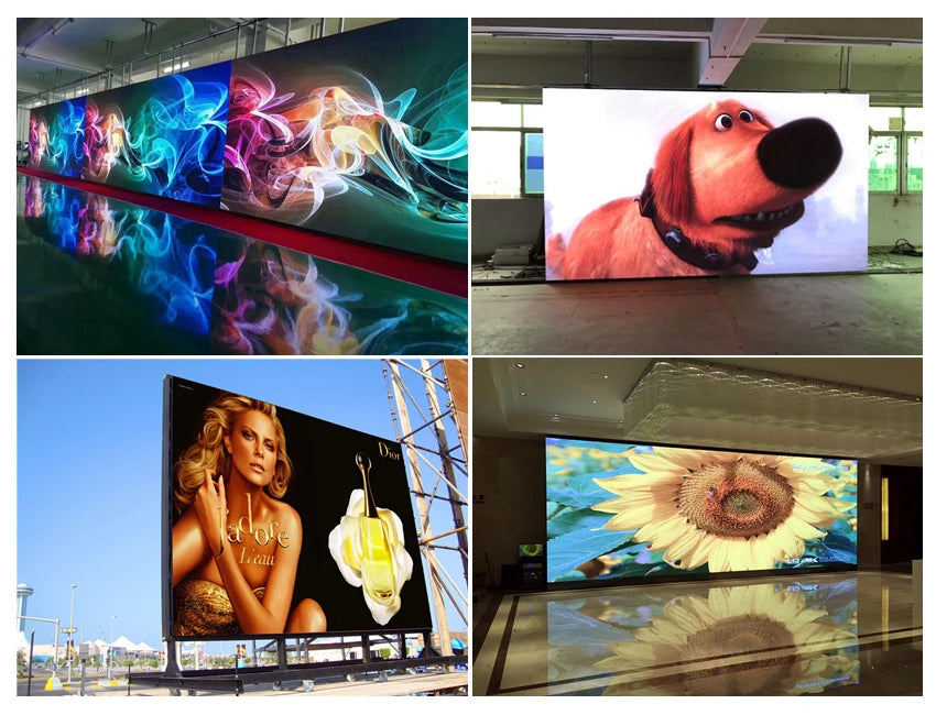 Outdoor LED Screen P10 Full Color 640*640mm Waterproof IP65 64*64 Pixels SMD RGB LED Display Panel Big Billboard