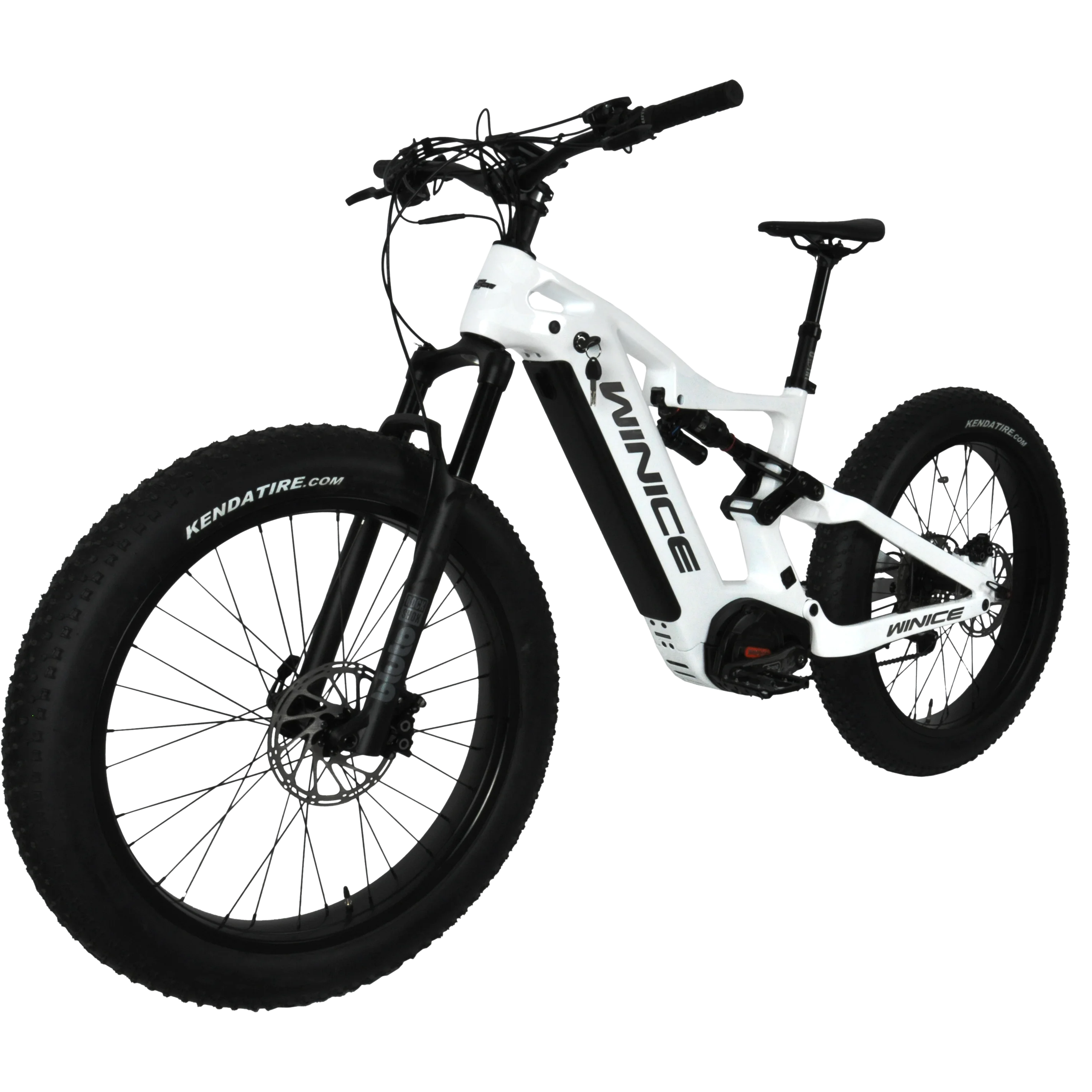 DENGFU  E-BIKE SNOW BIKE E56  Bafang Motor M620 Full Suspension Carbon Frame Bike