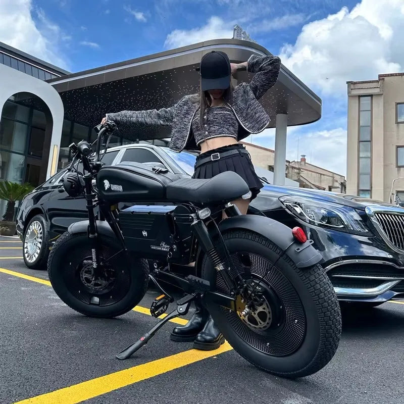 2025 Fatebike Ebike Reservation Remote Power off City Electric Bicycle Wide Fat Tire Electric Bike Outdoor Commuting E Bike