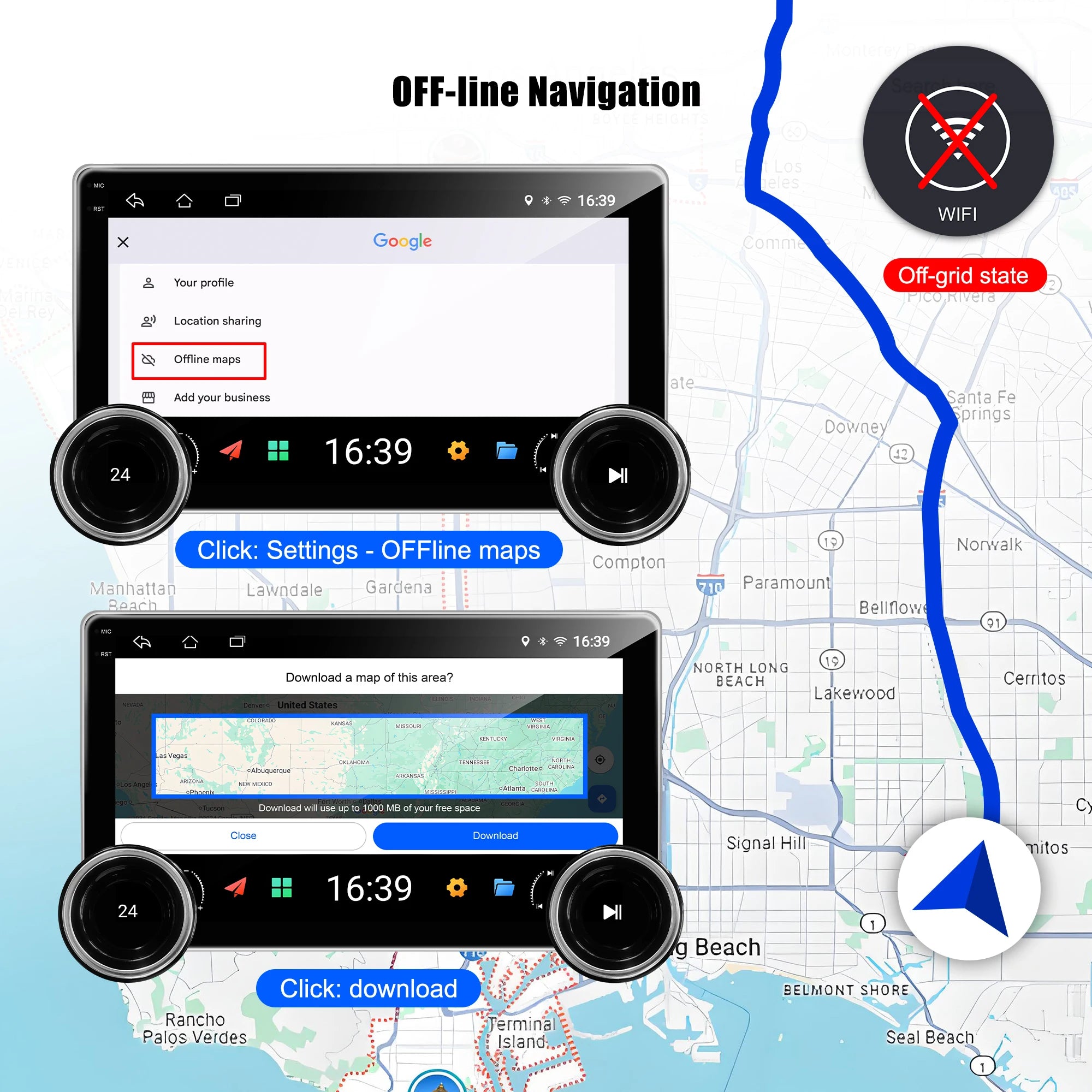 10.1Inch Universal Android Audio GPS Car Radio Double Knob 2K Diamond Wireless CarPlay DSP MirrorLink Amplifier Radio