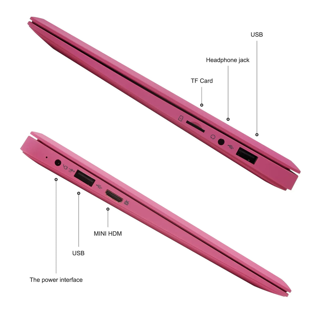 Factory Direct Sale Cheap 10.1 Inch Mini Laptop 4+128GB Android 12.0 Notebook for Students & Kids