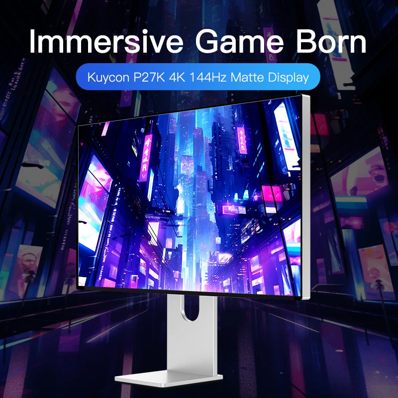 Kuycon P27K 27 28 32 34 49 INCH Display 2K 4K 5K Resolution 144HZ 165HZ Refresh LCD Monitors Gaming PC Desktop Monitor