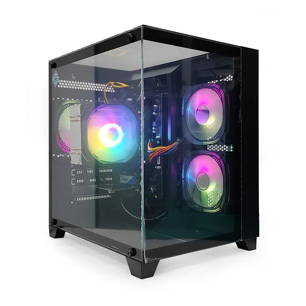 New Desktop Computer Host With Chassis Power Supply Motherboard Cpu Hard Disk Memory Bar Brand Host Desk for Pc Computer Gaming