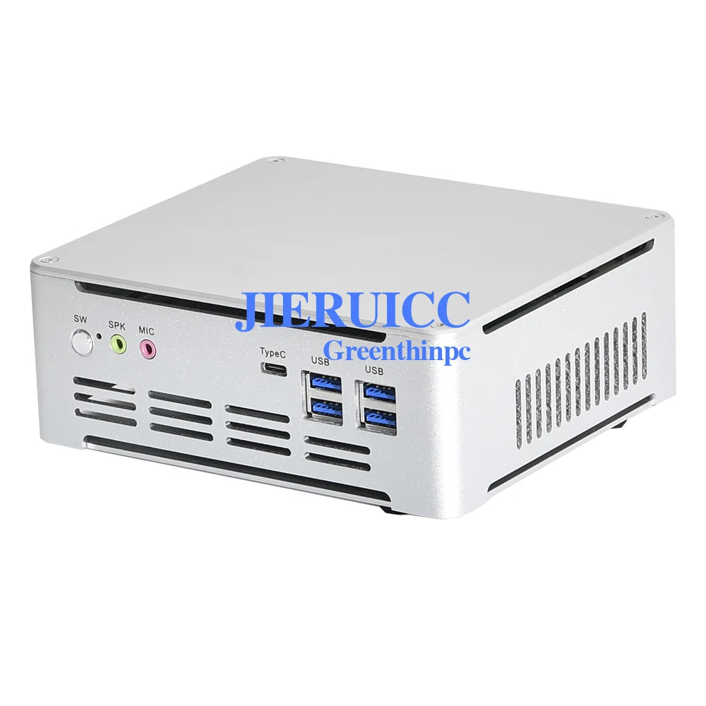 New Intel Desktop PC Gaming I5-7300HQ Mini LCD Display Windows 10 2*DDR4 M.2 NVMe Video Editing HTPC Digital Signage 3-Year