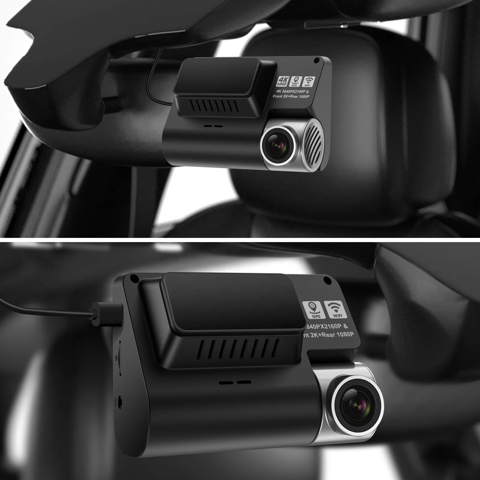 Hotsale Front and Rear Camera Car Dvr Recorder Dash Cam 3 Inch IMX415 Starvis Night Vision Wifi Gps 4K Dual Lens 30Fps Dashcam