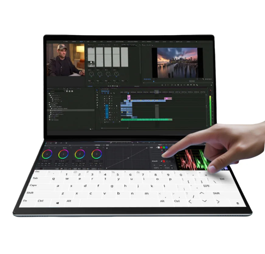 OEM New 11-Inch Dual Touchscreen Laptop Intel I3-1215U 6-Core CPU 8GB+SSD Storage Metal Body Wi-Fi 6-Business Use IPS Panel