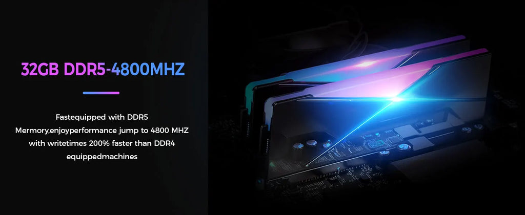 Desktop AI Office Gaming Mini Computer Core I9-13900HX RTX4070 8G Graphic 32G DDR5 1TB PCIE4.0 Triple 4K Display Win11 Mini PC