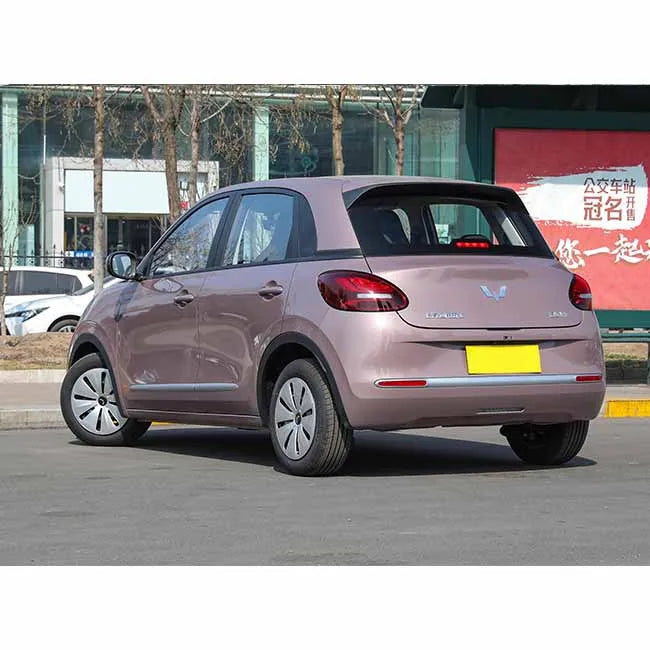 Wuling Mini Ev New Energy Vehicles Chinese Electric Mini Car Hot Selling 4-Seat Adult Automatic Gearbox FWD Euro VI Leather