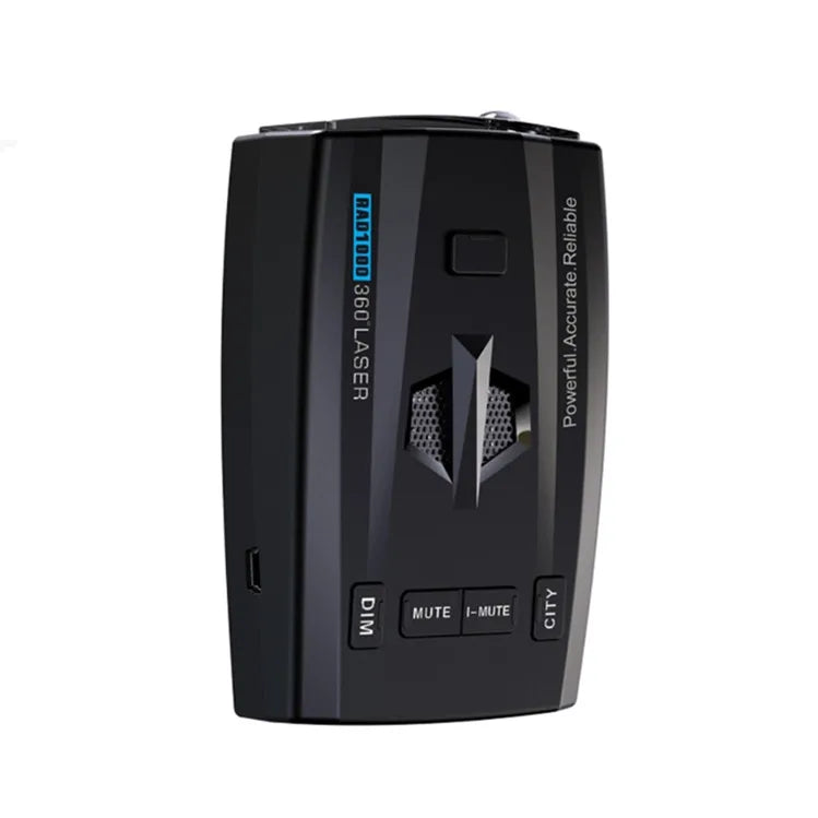 2023 Full-Band Monitoring 360 Car Anti-Police GPS Camera Laser Radar Detector Voice Alert Speed Control Detector Over Speed