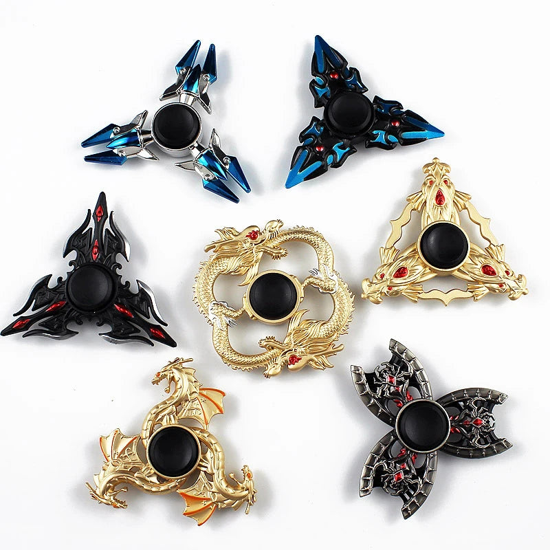 Anime Product Zhaoyun Zinc Alloy Fidget Spinner Arms Metal Hand Spinner Adult Office Desk Toys Fingertip Gyro Christmas Gift