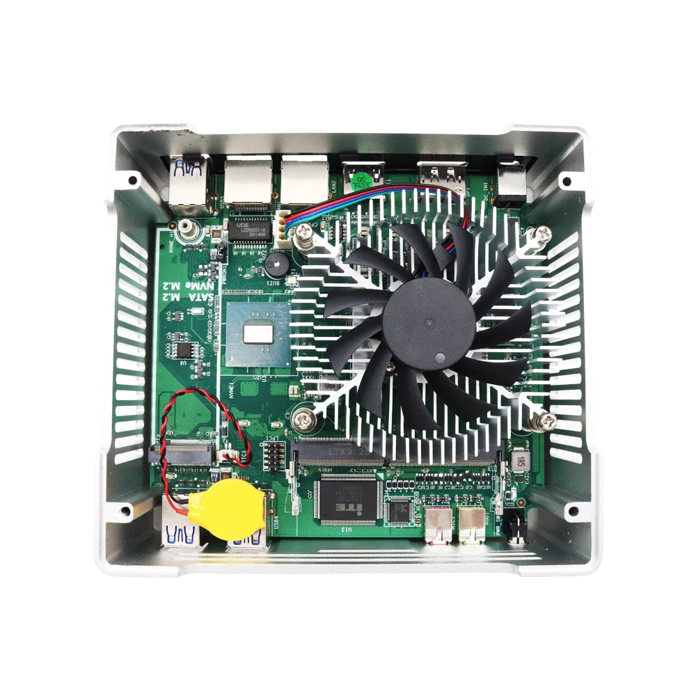 Eglobal New Arrival 11th Intel Core I7 1165G7 for Intel Nuc 2 Lan HD DP 2*DDR4 RAM Max 64G Mini Gaming PC XE, Power on AC, RTC