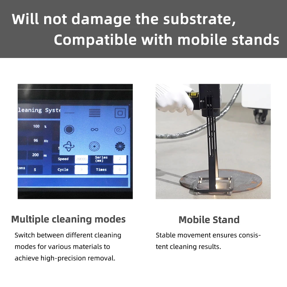 Oil Stains & Grease Cleaning Laser Machine Rust Removal for Classic Cars Laser rust Remover Laser Cleaner Machine