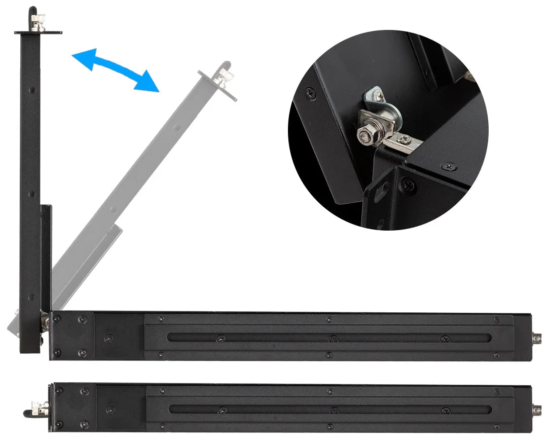 SEETEC SC173-9HD-56 17.3 Inch 1RU Pull Out Rack Mount Monitor Full HD1920x1080 for Broadcast Director Monitor