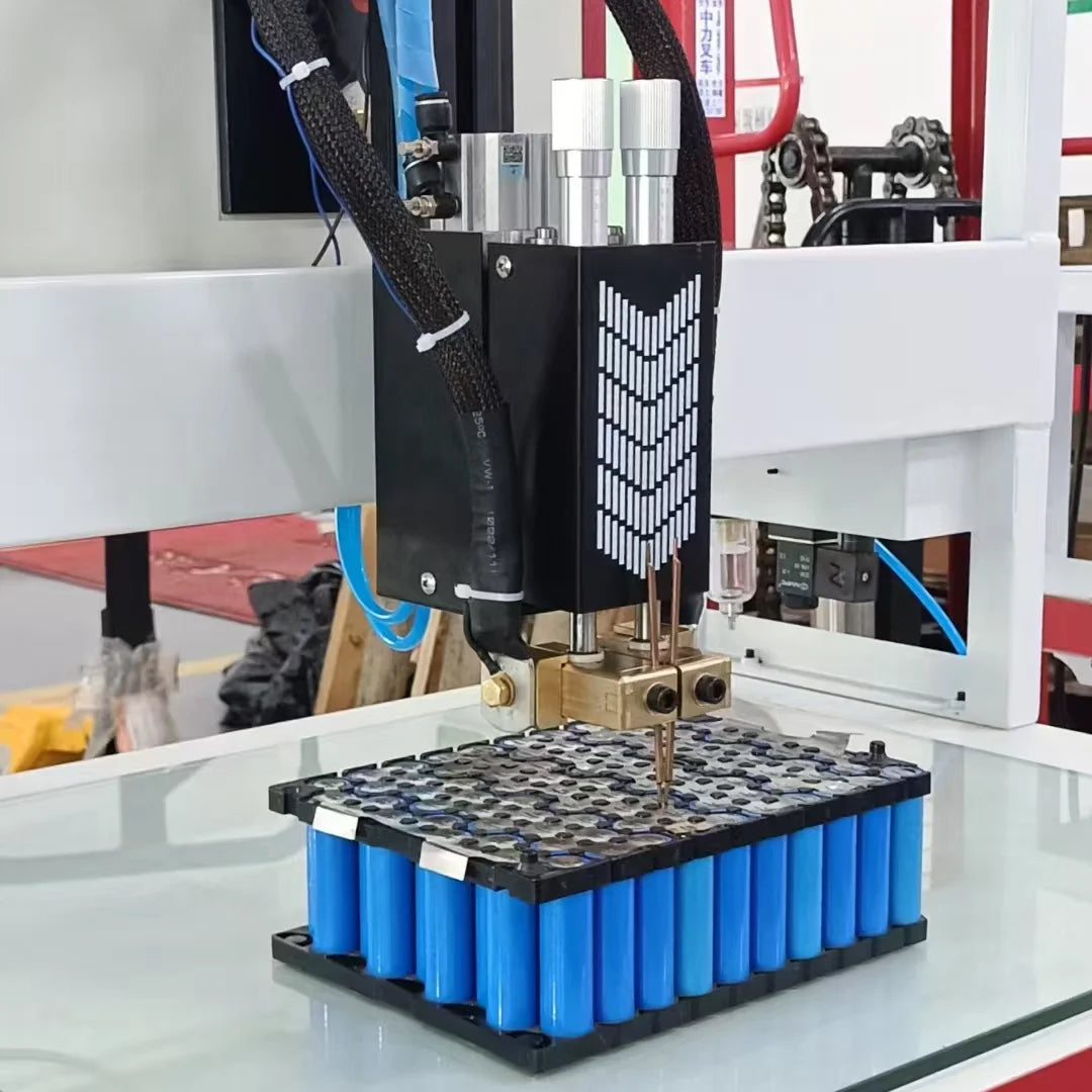 Electric Spot Welding for Battery Pack Factory Single Sided 18650 Batteries Welder E-bike Foot Pedal Spot Welding Machine 18650