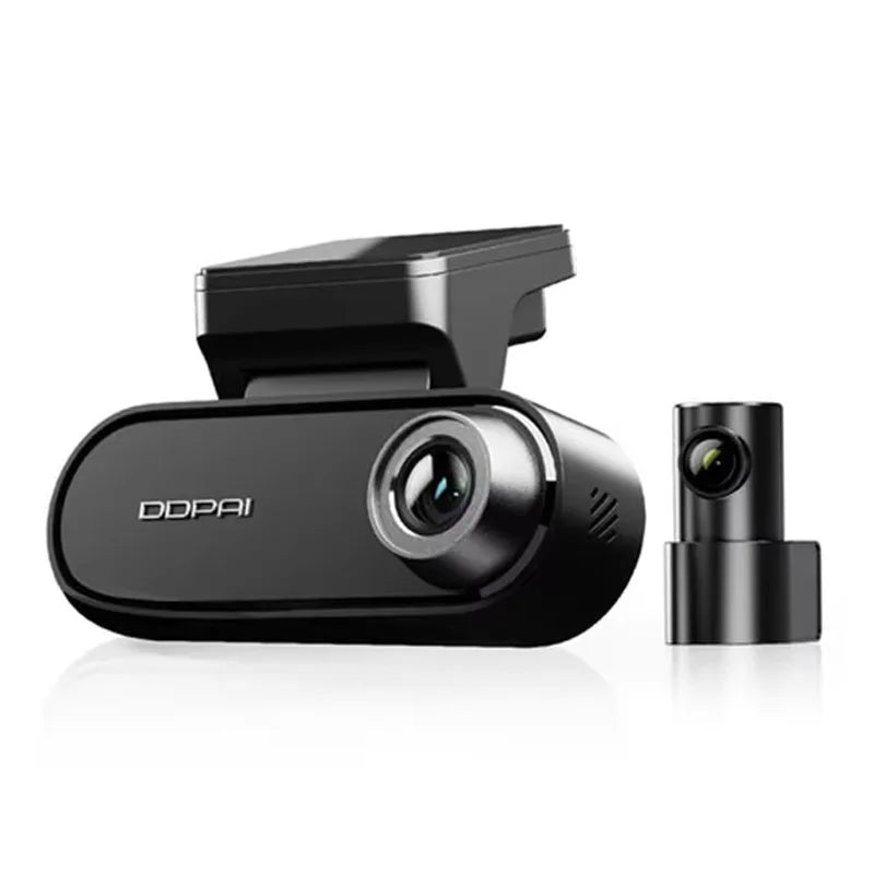 DDPAI N5 Dual Lens Car Black Box Dash Cam 4K Ultra HD Resolution LCD Screen Bluetooth Night Vision Front Rear Recording Black