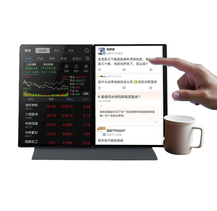 New 10.95-Inch IPS Dual Touchscreen 1920x1200 Business Laptop Intel I3-1215U CPU 32GB RAM+2TB SSD Windows 11 Metal Body Wi-Fi 6