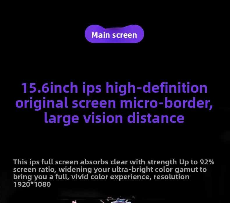 New Dual Screen 15.6inch+7inch Touch Screen Business Laptop Intel N95 Process 16G 32G RAM 256G 512G 1T SSD Can Be Customized