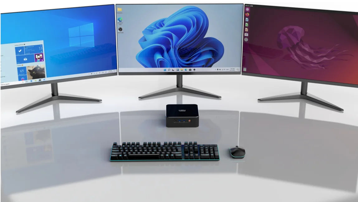 Custom Windows 11 Pro Gaming PC with AMD R-ryzen 9 7940HS Type-C Thunderbolt3 Port HD+DP4K 60Hz Support US/EU Plugs